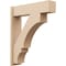 Ekena Millwork 7 1/2-in W x 28-in D x 34-in H Balboa Block Rough Cedar Woodgrain TimberThane Outlooker, Primed Tan OUTUR075X28X34BOA44RCPR - alternate 1